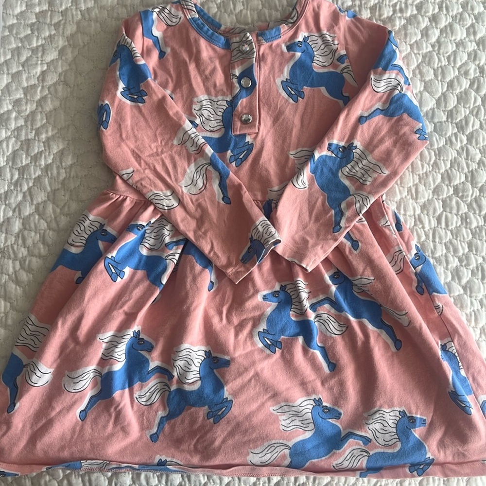 Mini rodini 3-5yr/ 104/110 EU unicorn dress